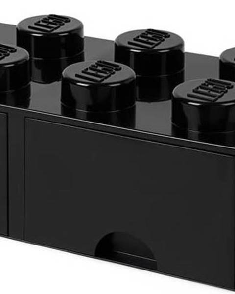LEGO Černý úložný box se dvěma šuplíky LEGO®