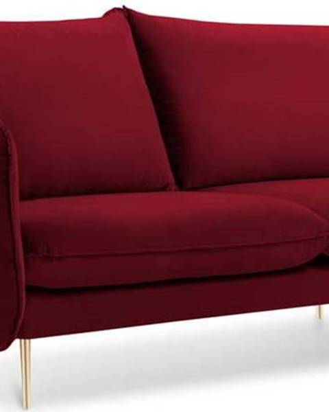 Cosmopolitan design Červená pohovka se sametovým potahem Cosmopolitan Design Florence, 160 cm
