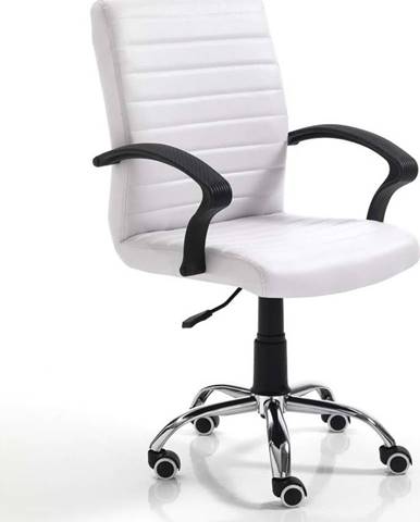 Bílá kancelářská židle na kolečkách Tomasucci Pany