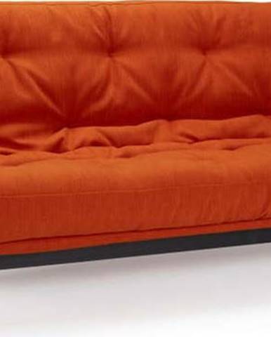 Červená rozkládací pohovka Innovation Fraction Elegant Elegance Paprika, 97 x 200 cm