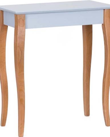 Světle šedý konzolový odkládací stolek Ragaba Console, délka 65 cm