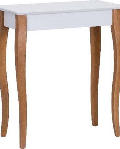 Bílý konzolový odkládací stolek Ragaba Console, délka 65 cm