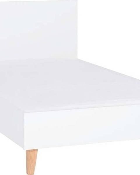 VOX Bílá jednolůžková postel Vox Concept, 120 x 200 cm