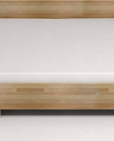 Dvoulůžková postel z bukového dřeva s úložným prostorem SKANDICA Spectrum Maxi, 160 x 200 cm