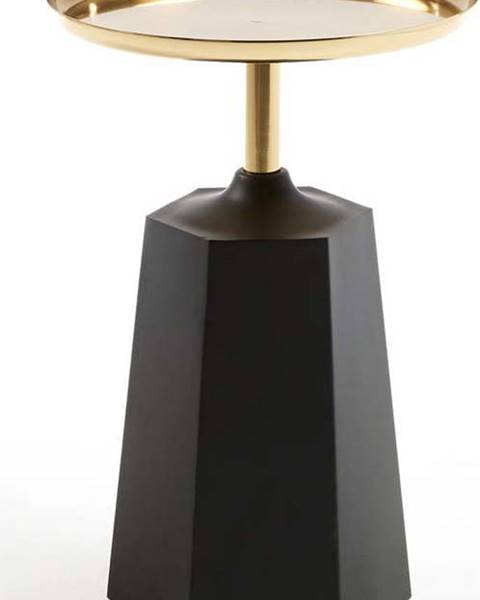 La Forma Černý odkládací stolek Kave Home, ø 37 cm