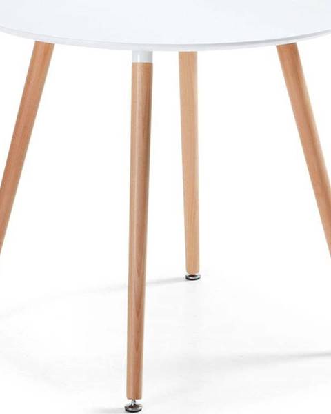 La Forma Jídelní stůl z bukového dřeva Kave Home Daw, ⌀ 100 cm