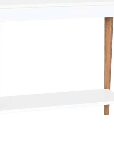 Bílý konzolový stolek Ragaba Ashme, šířka 85 cm