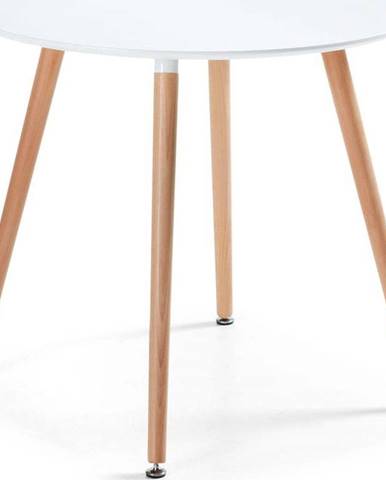 Jídelní stůl z bukového dřeva La Forma Daw, ⌀ 100 cm