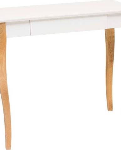 Bílý psací stůl Ragaba Lillo, délka 85 cm