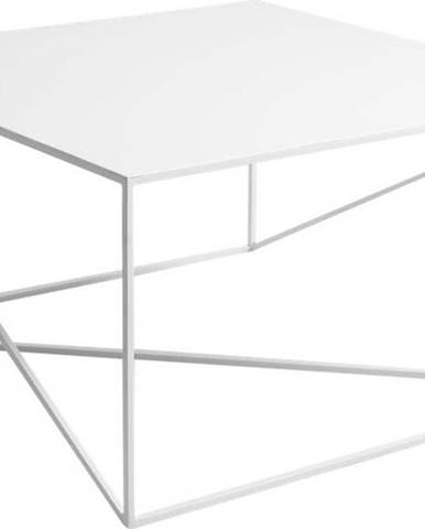 Bílý konferenční stolek CustomForm Memo, 100 x 100 cm