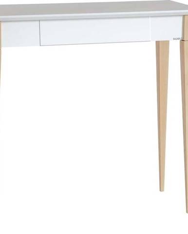 Bílý pracovní stůl Ragaba Mimo, šířka 65 cm