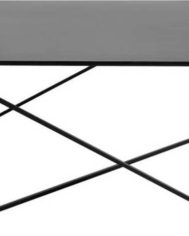 Černý konferenční stolek Custom Form Memo, 80 x 80 cm