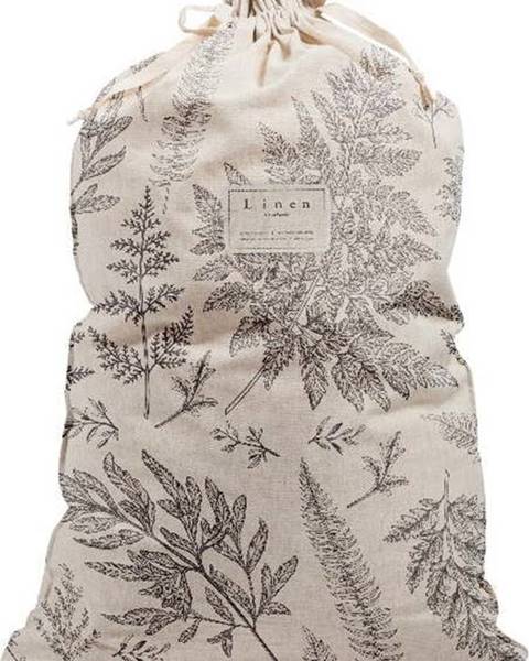 Linen Couture Látkový vak na prádlo s příměsí lnu Really Nice Things Bag Countryside, výška 75 cm