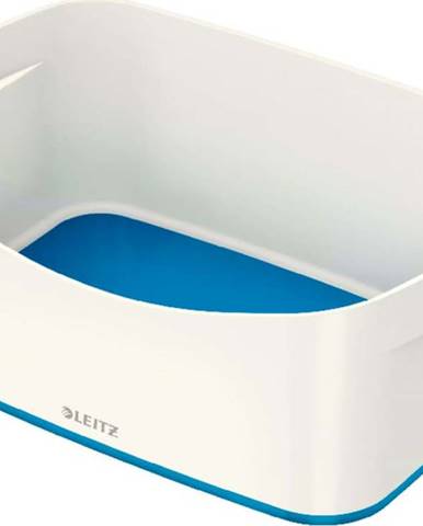 Bílo-modrý stolní box Leitz MyBox, délka 24,5 cm