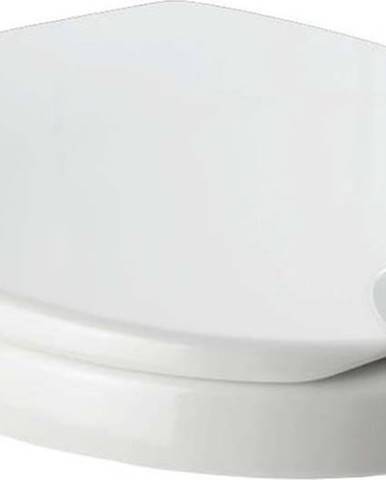 Mírně zvýšené WC sedátko se snadným zavíráním pro seniory Wenko Secura, 43,5 x 37 cm