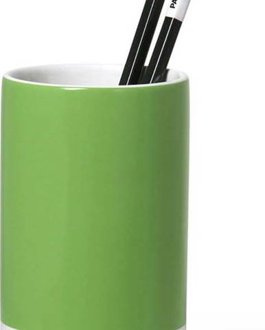 Zelený keramický stojánek na tužky Pantone
