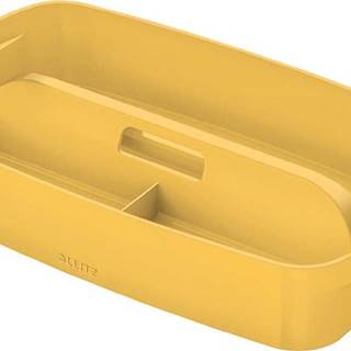 Žlutý plastový organizér na psací potřeby/do šuplíku MyBox - Leitz