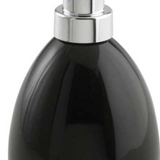 Černý keramický dávkovač mýdla Wenko Polaris, 390 ml
