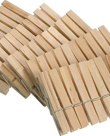 Sada 50 dřevěných kolíčků na prádlo Wenko Pegs