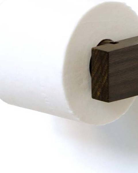Wireworks Nástěnný držák na toaletní papír z dubového dřeva Wireworks Mezza Dark