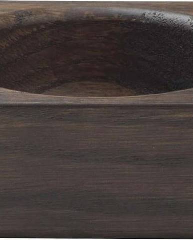 Hnědá odkládací miska z dubového dřeva Blomus Modo, 10 x 10 cm