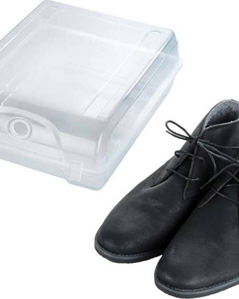 WENKO Transparentní úložný box na boty Wenko Smart, šířka 29 cm