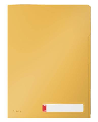 Žluté třídící kancelářské desky Leitz Cosy, A4