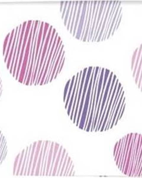 WENKO Bílo-fialový bavlněný potah na žehlící prkno Wenko Basic