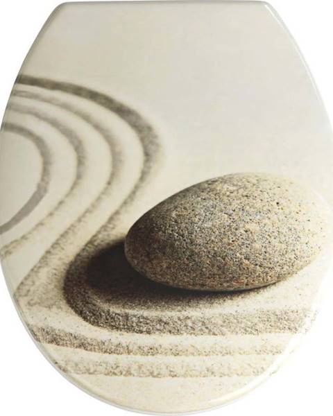 WENKO WC sedátko Wenko Sand And Stone, 45 x 37,5 cm
