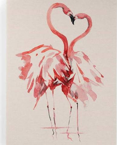 Obraz na plátně Surdic Flamingo, 50 x 70 cm