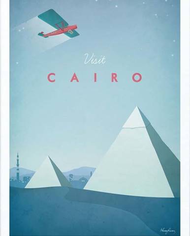 Plakát Travelposter Cairo, A2