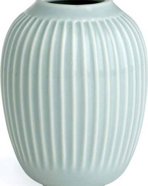 Mentolově modrá kameninová váza Kähler Design Hammershoi, ⌀ 8,5 cm
