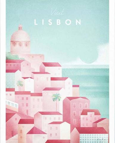 Plakát Travelposter Lisbon, 30 x 40 cm