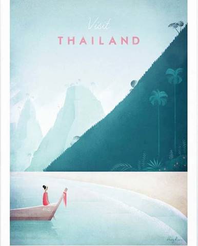 Plakát Travelposter Thailand, 50 x 70 cm