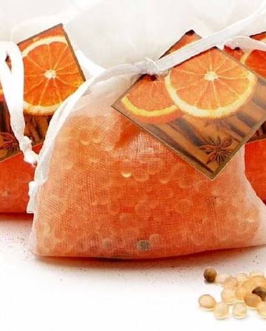 Vonný sáček z organzy s vůní pomeranče a skořice Boles d´olor Organza Naranja y Canela