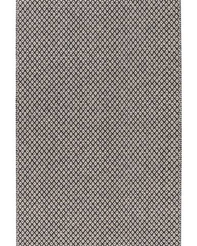 Krémovo-černý koberec vhodný do exteriéru Narma Diby, 70 x 100 cm