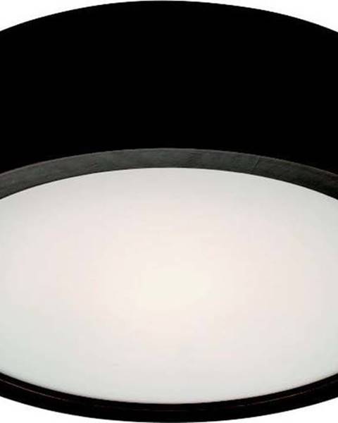 LAMKUR Černé kruhové stropní svítodlo LAMKUR Plafond, ø 27 cm