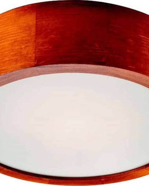 LAMKUR Hnědé kruhové stropní svítodlo LAMKUR Plafond, ø 27 cm