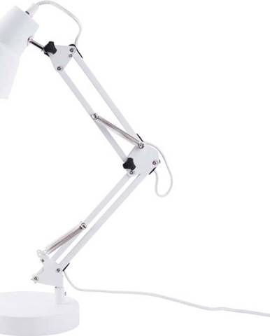 Bílá železná stolní lampa Leitmotiv Fit