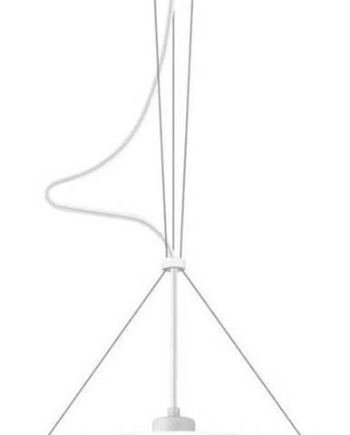 Bílé závěsné svítidlo Sotto Luce Momo Elementary S Glossy, ⌀ 33 cm