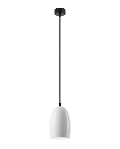 Bílé závěsné svítidlo Sotto Luce Ume S Glossy, ⌀ 14 cm