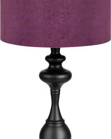 Černo-fialová stolní lampa Markslöjd Connor