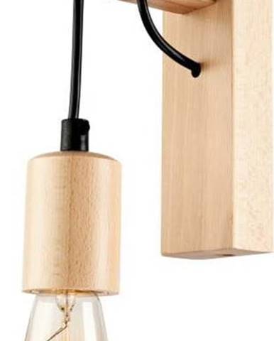 Dřevěná nástěnná lampa LAMKUR Leon