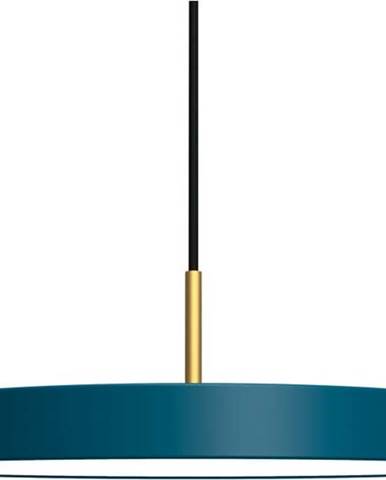 Petrolejově modré závěsné svítidlo UMAGE Asteria, ⌀ 43 cm