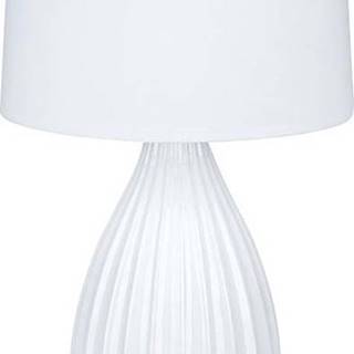 Bílá stolní lampa Markslöjd Stephanie, ø 24 cm