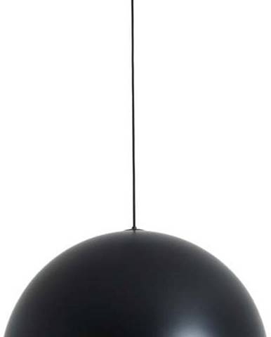 Černé závěsné svítidlo s detailem v měděné barvě Custom Form Lord, 70 cm