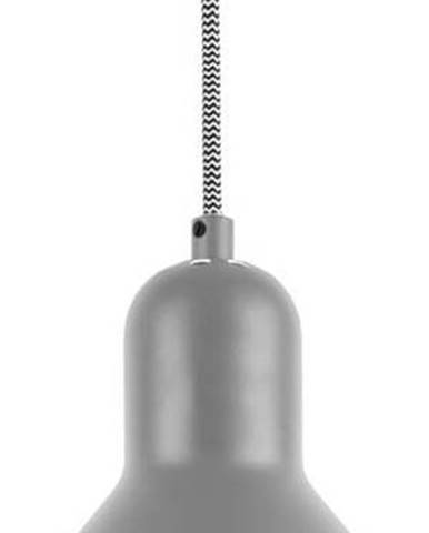 Šedé závěsné svítidlo Leitmotiv Slender, výška 14,5 cm