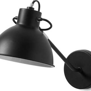 Černá nástěnná lampa Kave Home Odalis