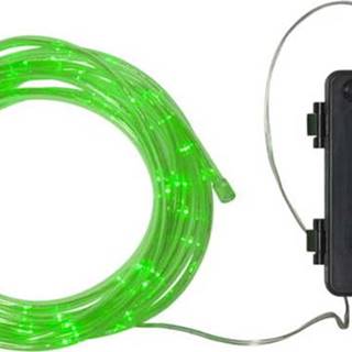 Zelený venkovní světelný LED řetěz Star Trading Tuby, délka 5 m