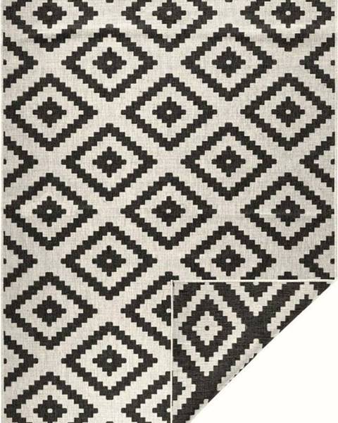 Černo-krémový venkovní koberec NORTHRUGS Malta, 120 x 170 cm